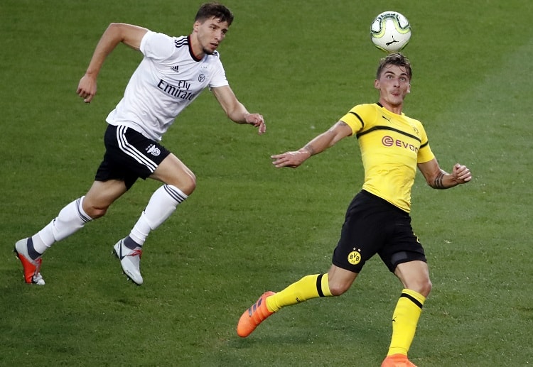 2018国际冠军杯,本菲卡迎战多特蒙德,本菲卡球迷挥动围巾支持球队