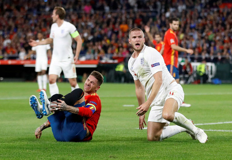 英超联赛西汉姆vs热刺:热刺后卫埃里克•戴尔在结束国家队比赛任务后回到俱乐部