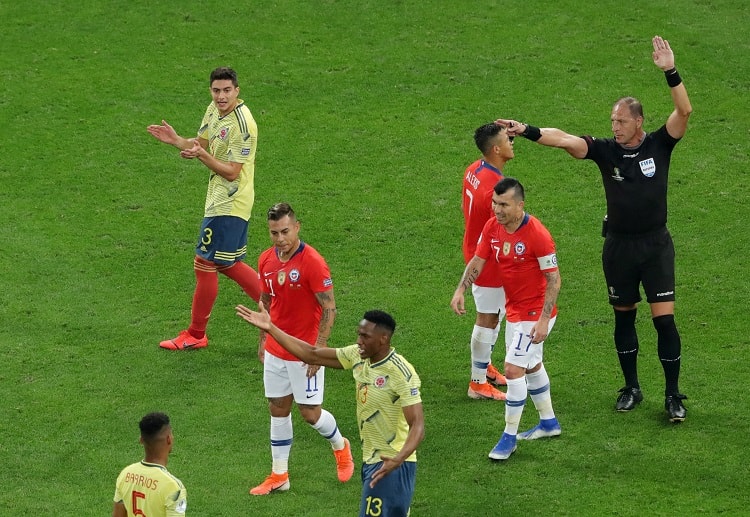 Nestor Pitana disallow two goals from Chile after VAR review in Copa America quarterfinal match against Colombia