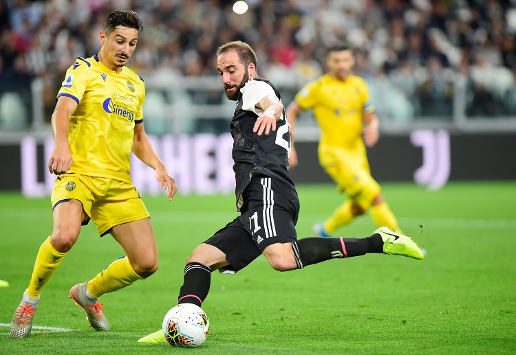 ยูเวนตุส พร้อมใช้งาน กอนซาโล่ อิกวาอิน ในศึกฟุตบอล เซเรียอา อิตาลี 2019/20