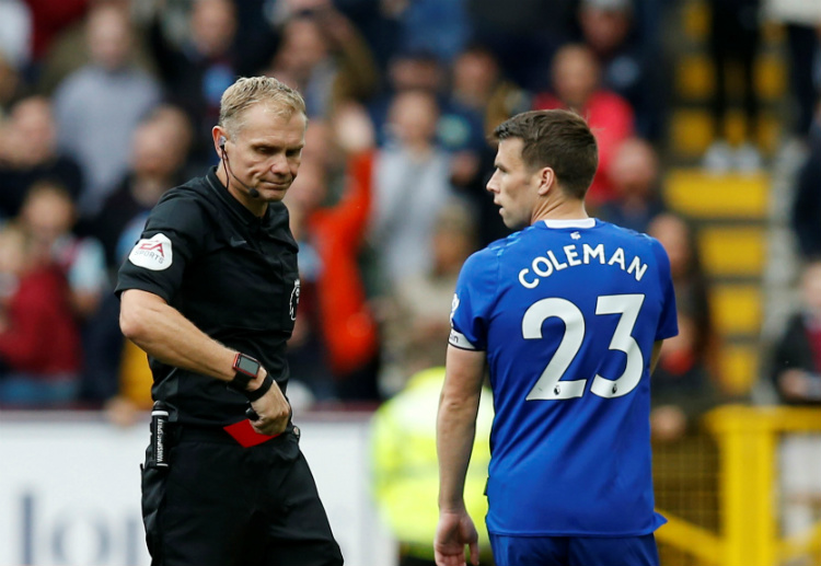 Premier League: Seamus Coleman's red card in Everton's defeat vs Burnley made him unavailable against West Ham United