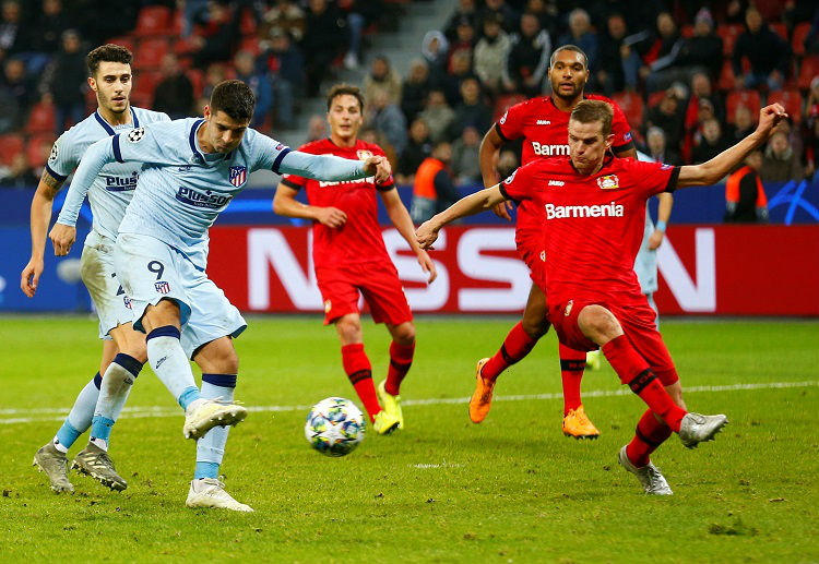 Alvaro Morata pulled a late strike as Atletico Madrid were beaten by 2-1 in the Champions League