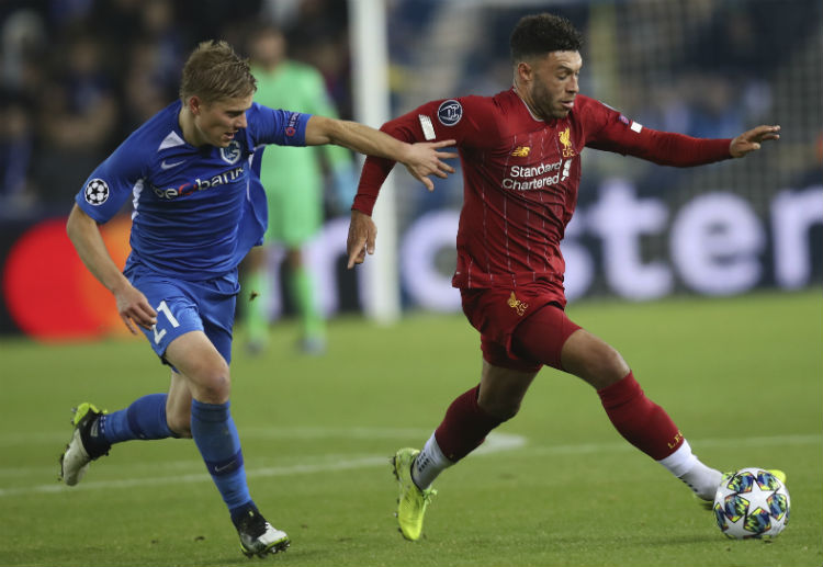 Champions League: Alex Oxlade-Chamberlain is expected to be feature in the match against KRC Genk at Anfield
