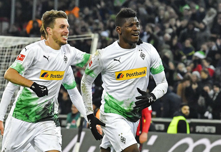 Borussia Monchengladbach have won their last five Bundesliga matches at home with 18 goals