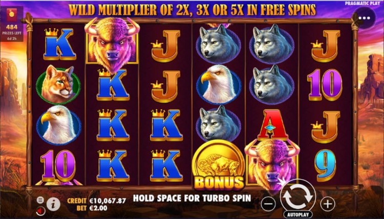 Huge payouts while lounging at home? Check out the newest slot game in town, Buffalo King!