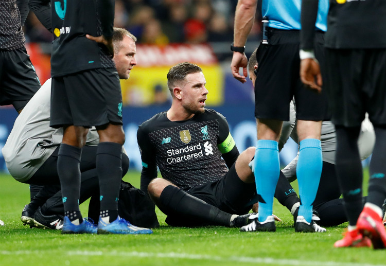 Jordan Henderson returns in full training after suffering hamstring injury in the first leg of Livepool's Champions League clash against Atletico Madrid