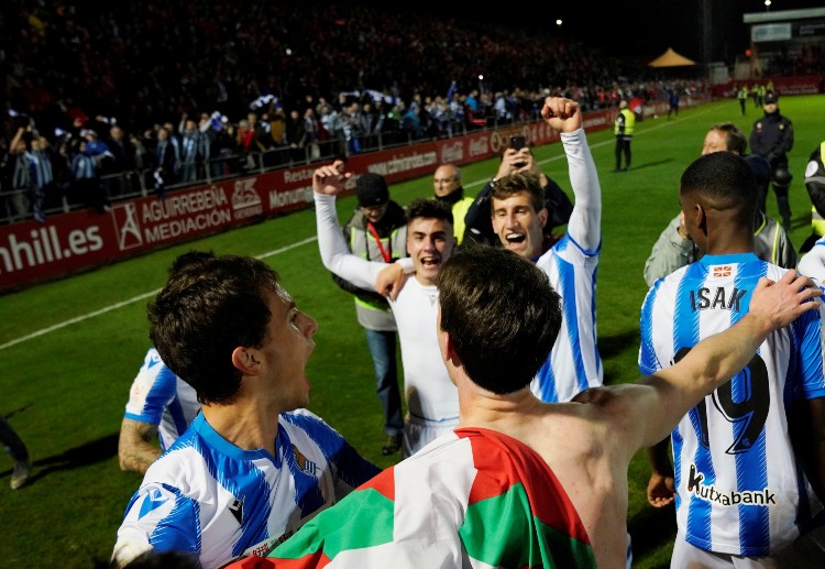 Real Sociedad will take on La Liga champions Barcelona away from home