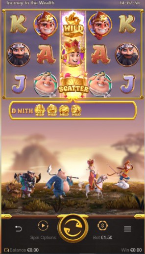 Bạn sẽ được tích tối đa là 12 biểu tượng WILD trong game Journey to the Wealth tại SBOBET