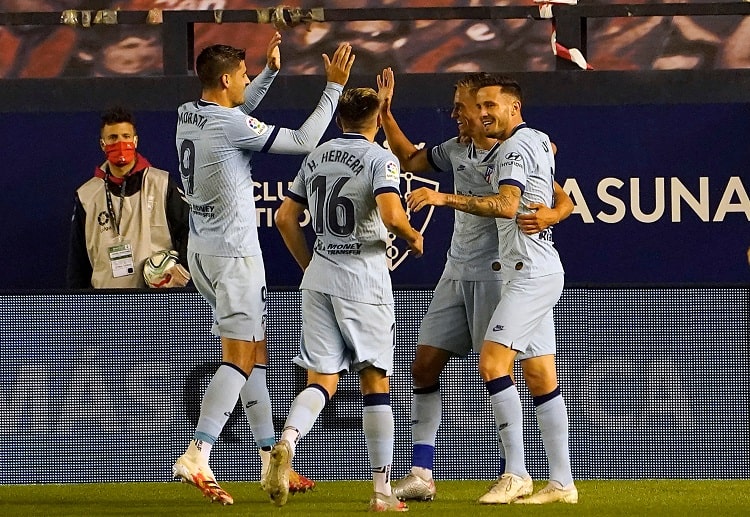 Kết quả La Liga 2020 Osasuna 0 – 5 Atletico Madrid.
