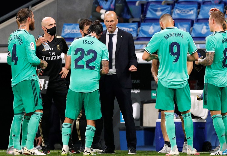 Zinedine Zidane bertekad rebut kembali gelar juara La Liga untuk Real Madrid