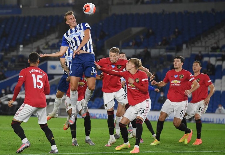 Kết quả Premier League 2020 Brighton 0-3 Man United.