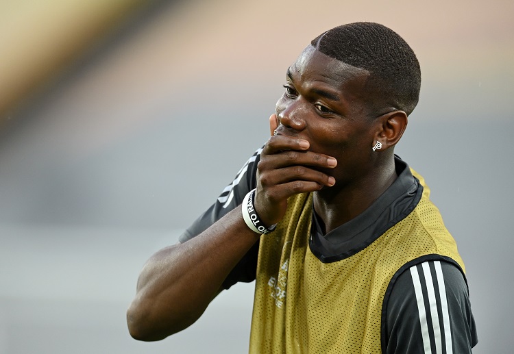 欧罗巴 曼彻斯特联 的博格巴获得黄牌