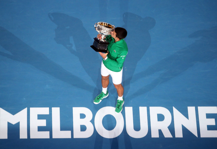Cược tennis: Djokovic sau khi đã vô địch Australian Open đầu năm nay ở Melbourne (Úc) hiện đã có 17 Grand Slam