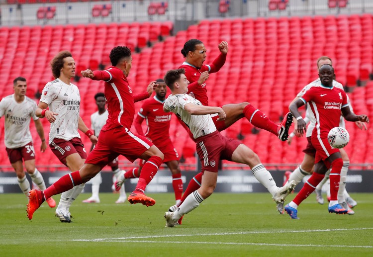Aubameyang sukses bawa arsenal memenangi trofi FA Community Shield 2020