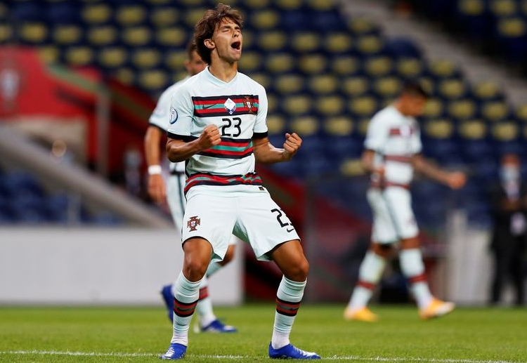Joao Felix scores a goal to help Portugal win against Croatia in UEFA Nations League