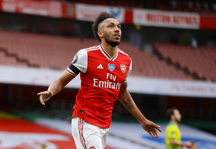 Pierre-Emerick Aubameyang has scored 22 goals in the Premier League last season