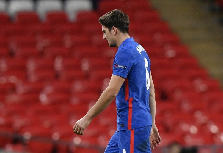 Harry Maguire diusir wasit dalam UEFA Nations League 2020 kala menghadapi Denmark
