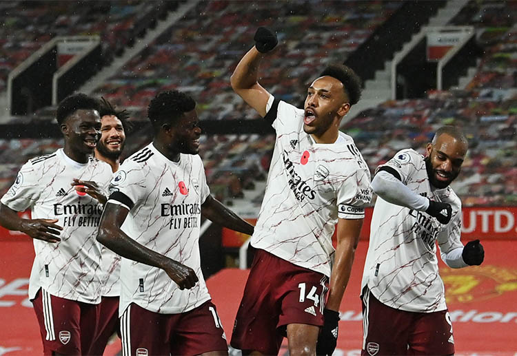 Arsenal are only two points behind Leeds United in the Premier League table