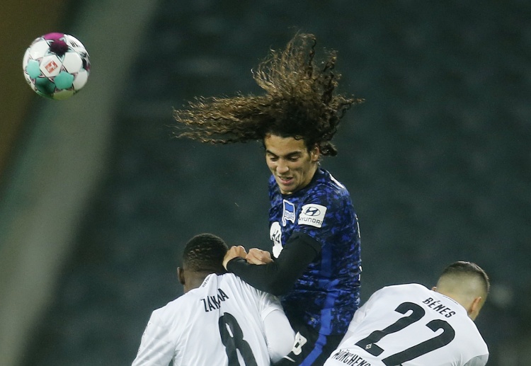 Matteo Guendouzi scored his first goal in Bundesliga this season