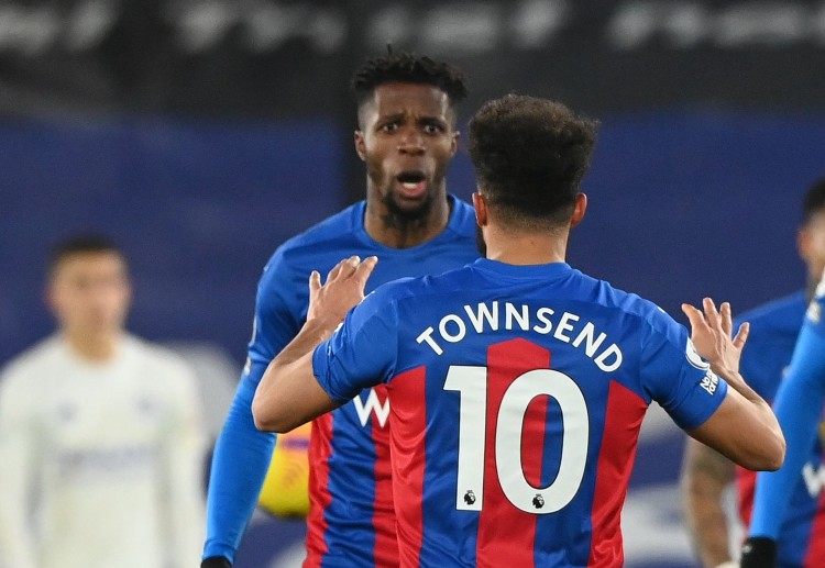 Wilfried Zaha has scored his eighth goal in the Premier League this season