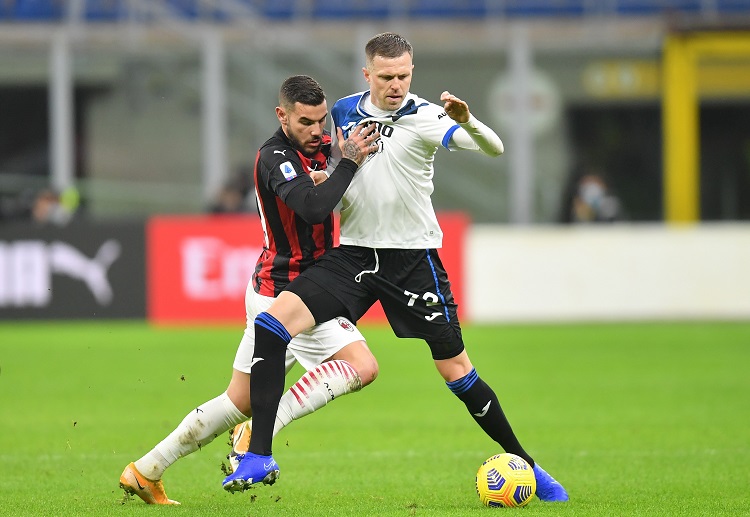 Atalanta's Josip Ilicic during the Serie A match with AC Milan