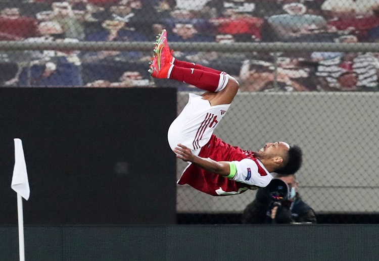 Aubameyang jadi man-of-the-match saat hadapi Benfica di Liga Europa