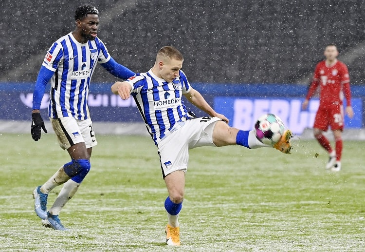 Bundesliga: Cơ hội tuyệt vời nhất mà Hertha tạo ra trong hiệp 2 được trao cho Matheus Cunha ở phút 89