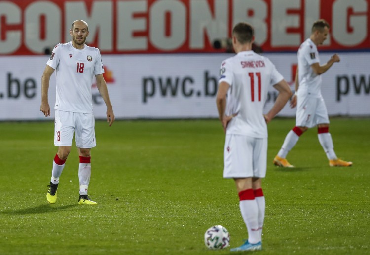 ဘီလာရုစ်ကတော့ ကမ္ဘာ့ဖလား ခြေစစ်ပွဲ ၂ ပွဲကစားပြီး ၁ ပွဲနိုင်၊ ၁ ပွဲရှုံး ရမှတ် ၃ မှတ်နဲ့ အဆင့် ၄ နေရာမှာ ရပ်တည်နေပါတယ်။