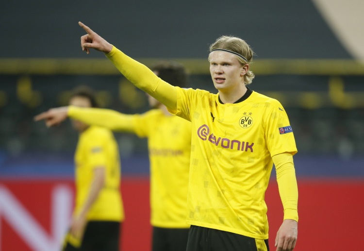 Erling Haaland sudah mengoleksi 10 gol di Liga Champions musim ini