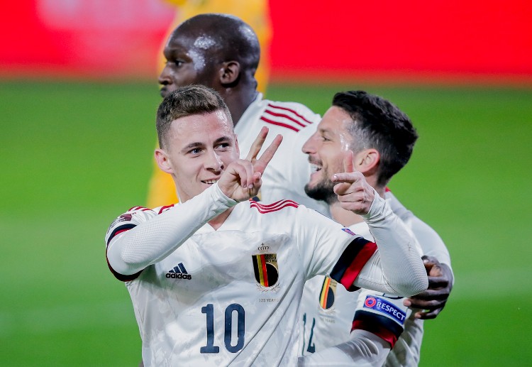 Thorgan Hazard bawa Belgia menang atas Wales di kualifikasi Piala Dunia 2022