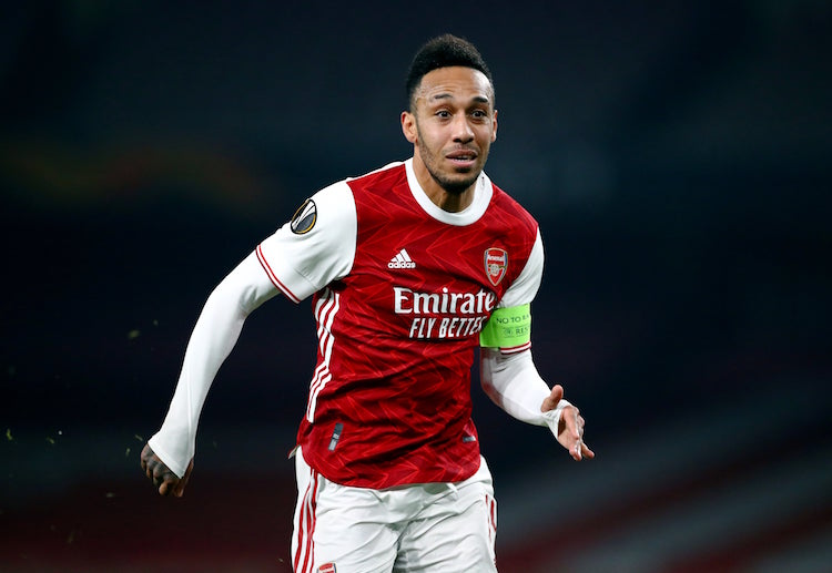 Aubameyang jadi salah satu harapan Arsenal untuk bisa lolos ke semifinal Liga Europa