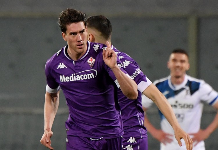 Dusan Vlahovic scored in Fiorentina's recent win in Serie A against Hellas Verona