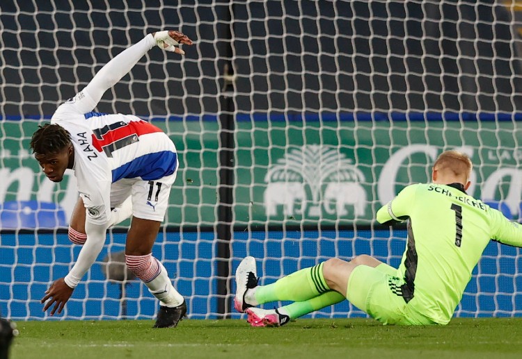 Premier League: Wilfried Zaha scored his tenth goal of the season