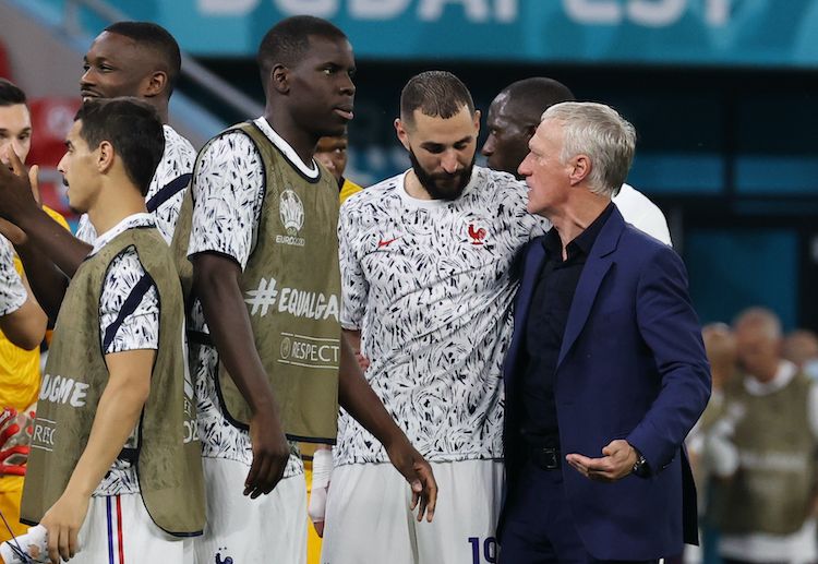 Karim Benzema cetak brace saat lawan Portugal di Euro 2020