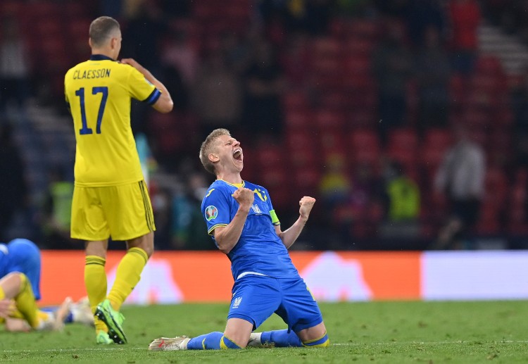 Oleksandr Zinchenko jadi penentu kemenangan Ukraina di Euro 2020