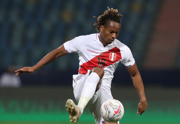 Andre Carrillo missed a game in Copa America after receiving a red card in their game vs Paraguay