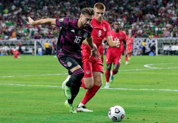 Hector Herrera helped his team to win the CONCACAF Gold Cup semi-finals against Canada