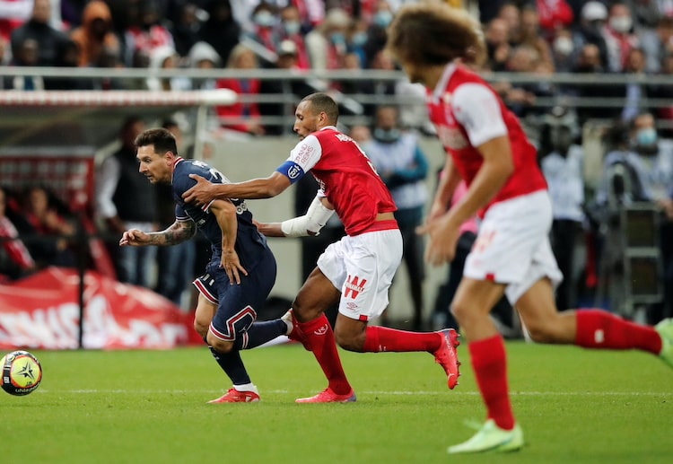 Ligue 1: Reims đưa được bóng vào lưới PSG ở phút 51 sau pha đá bồi của Munetsi