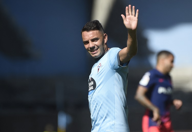 Celta Vigo forward Iago Aspas eyeing their first La Liga win this season against Real Madrid