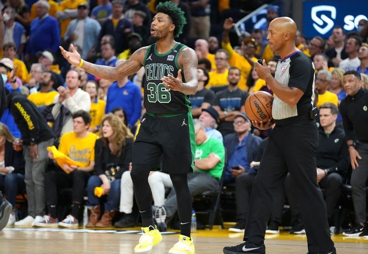 Marcus Smart had tried to spearhead the Celtics against the Warriors during Game 5 of the NBA Finals