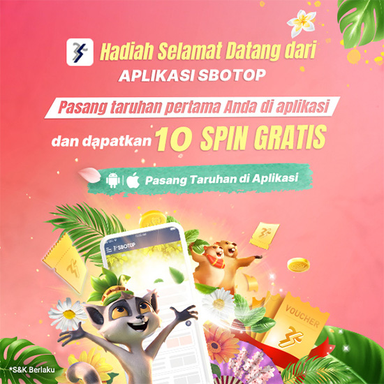 SBOTOP APP Welcome Freebet – ID