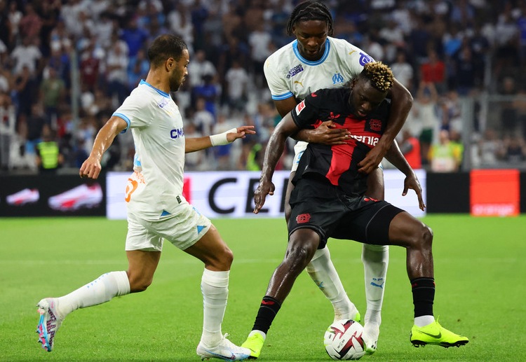 德甲联赛 22岁尼日利亚前锋博尼费斯是勒沃库森锋线上的重要一员。