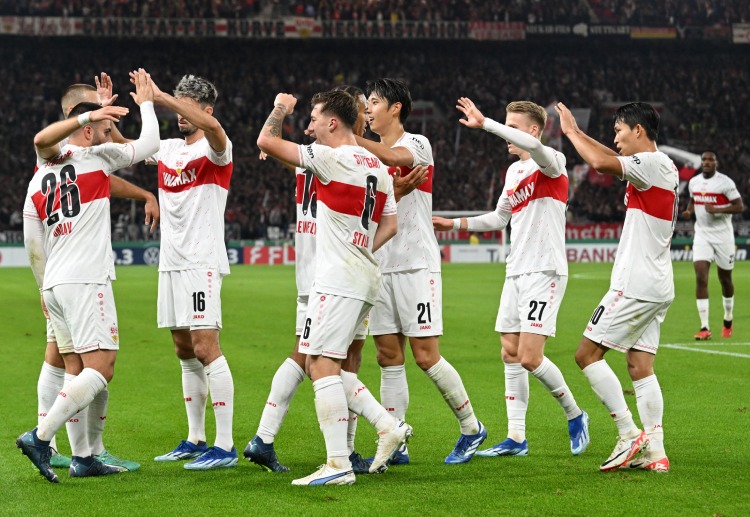 Stuttgart có cùng điểm số với Dortmund trên BXH Bundesliga nhưng hiệu số cao hơn