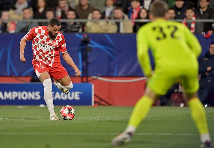 欧冠联赛 丹朱马巧射破门,赫罗纳领先