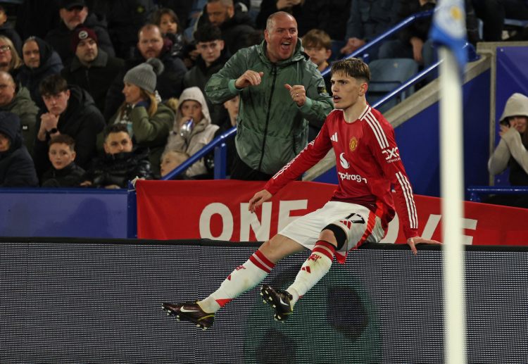 英超联赛 加纳乔再立新功,本场比赛进球后,他的英超进球数已达14粒。