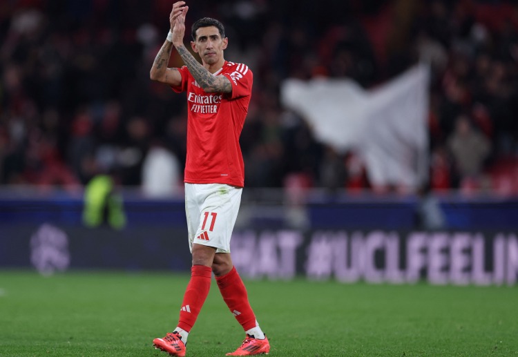 欧冠联赛 本菲卡边锋迪马利亚因伤缺席,他的缺阵无疑让球队在进攻端失去了重要的支点