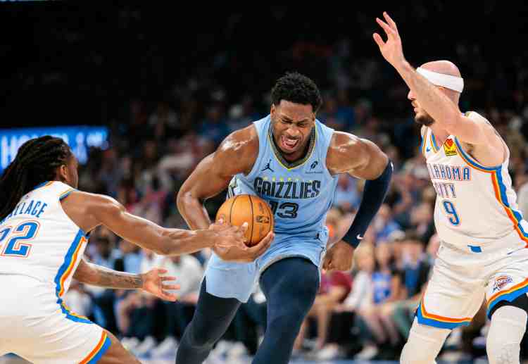Jaren Jackson Jr. will look to guide the Memphis Grizzlies to an NBA win after their 125-104 loss to the Thunder