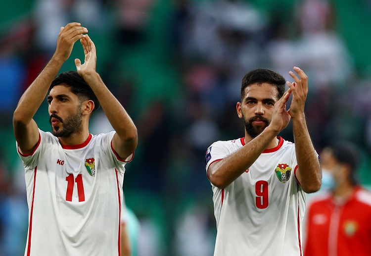 世预赛 纳伊马特在本届预选赛中表现抢眼,已为约旦队攻入8球,成为队内最佳射手