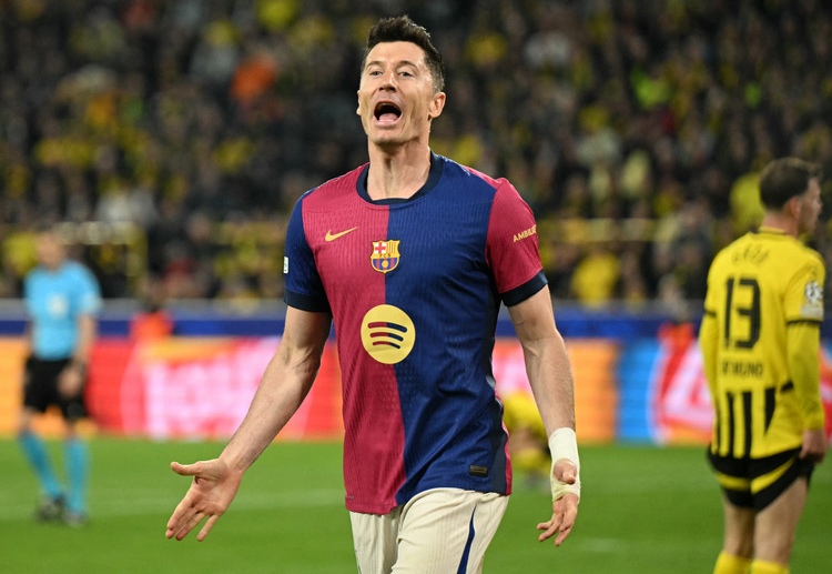 Robert Lewandowski is out in Barcelona's Champions League semi-final game against Inter Milan due to injury