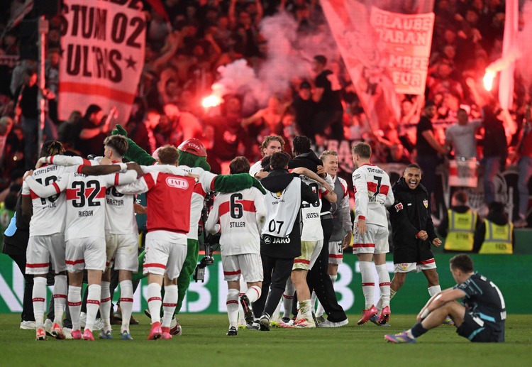 德国杯 斯图加特主场3比1力克莱比锡红牛，时隔12年再次挺进决赛。